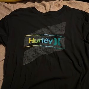 Black Sunrise Palm Tree Hurley Short Sleeve Tee ( Rarely Used ) Size L